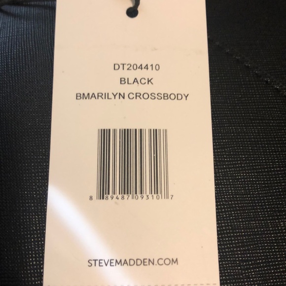Steve Madden Black Bmarilyn Crossbody Purse NWT - Picture 8 of 8
